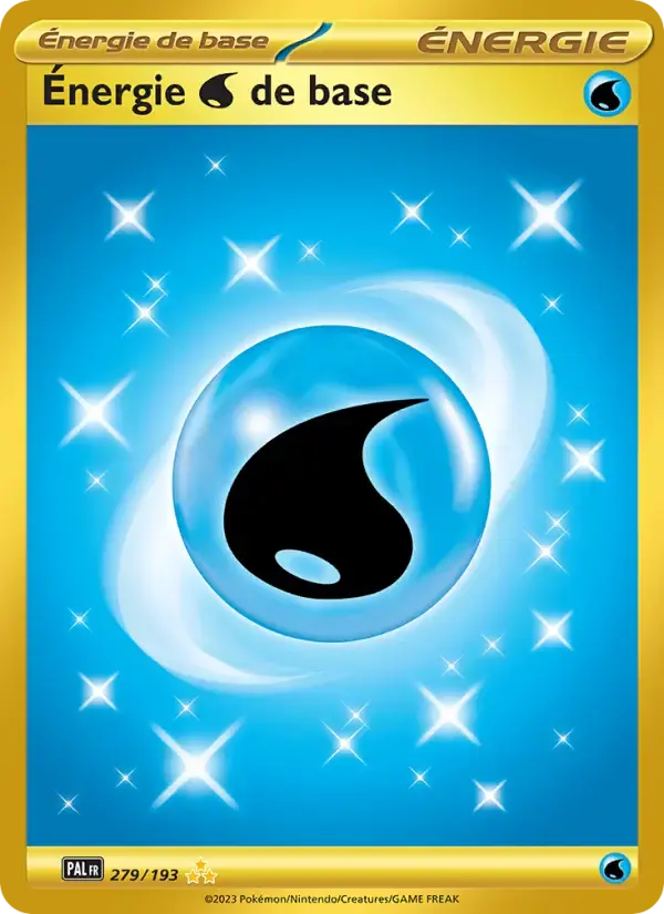 Carte Pokémon Énergie Water de base #279 — Évolutions à Paldea