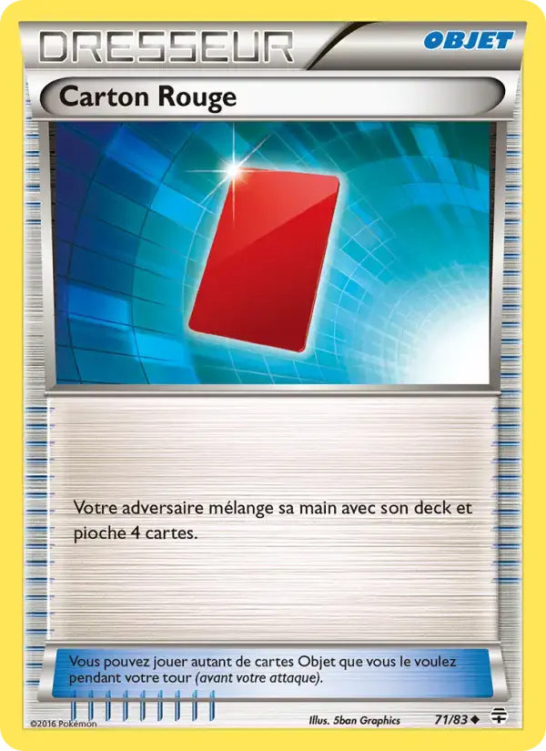 Carte Pokémon Carton Rouge #71 — Générations