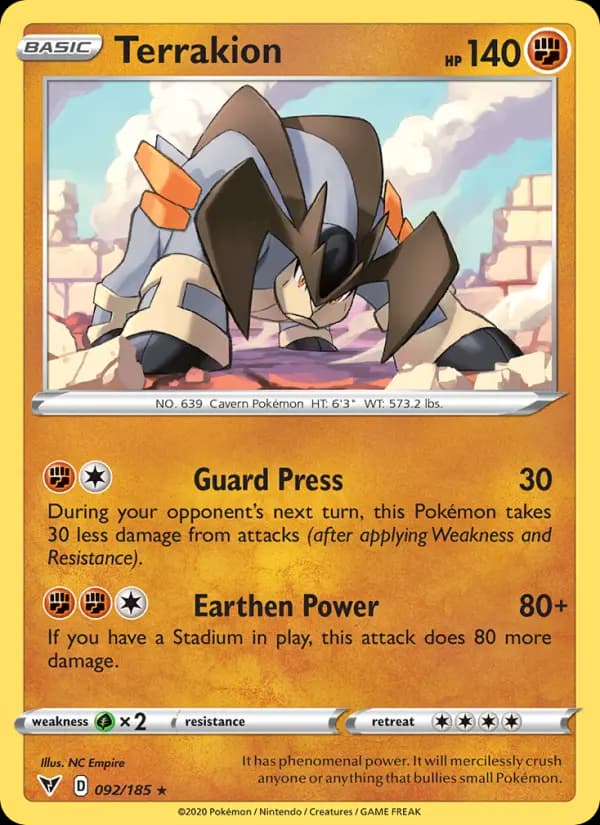 Terrakion #92 — Vivid Voltage