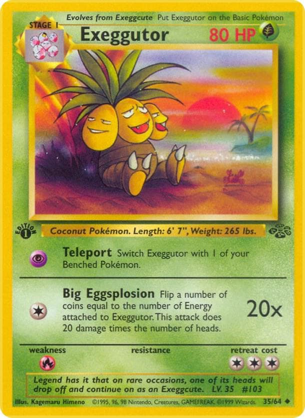 Exeggutor #35 — Jungle
