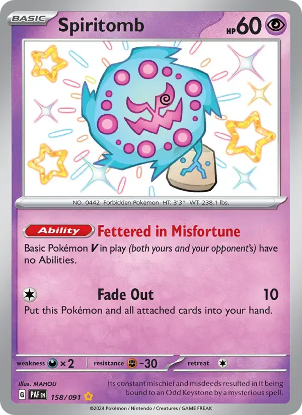Spiritomb #158 — Paldean Fates