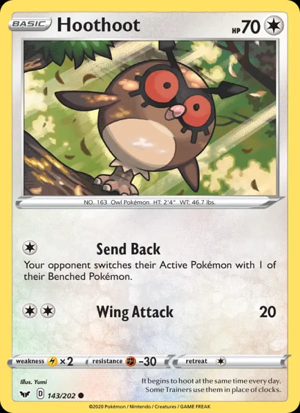 Hoothoot #143 — Sword & Shield