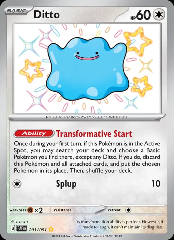Ditto #201 — Paldean Fates