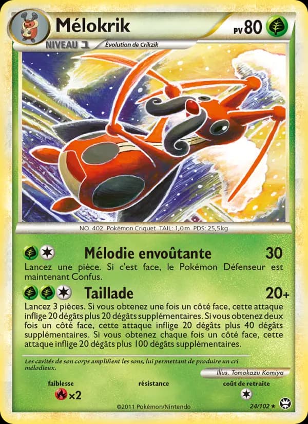 Carte Pokémon Mélokrik #24 — Triomphant