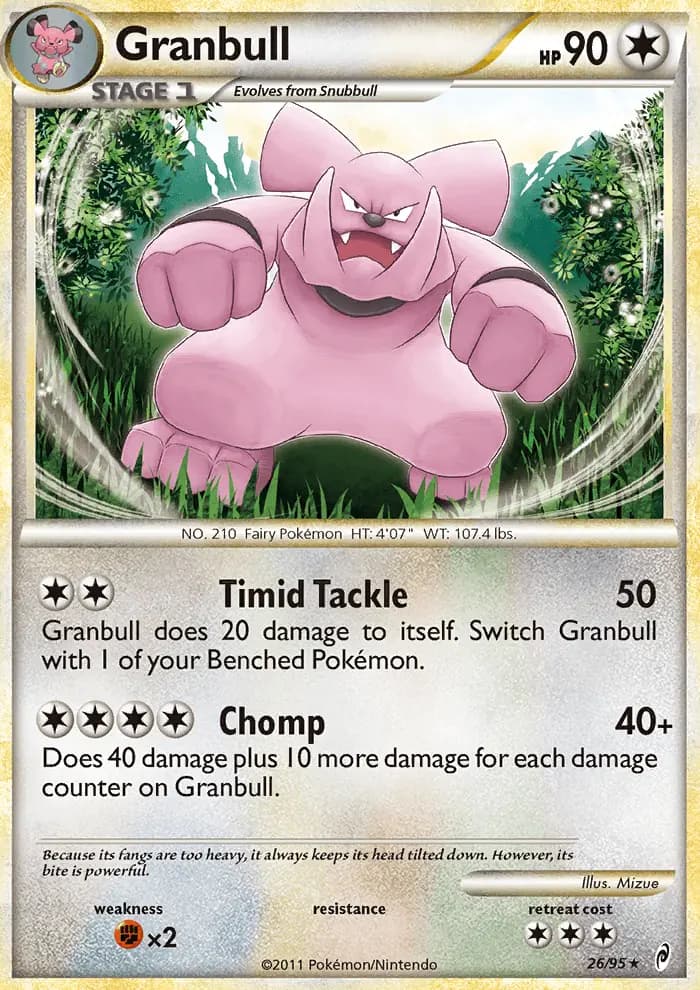 Carte Pokémon Granbull #26 — L'Appel des Légendes