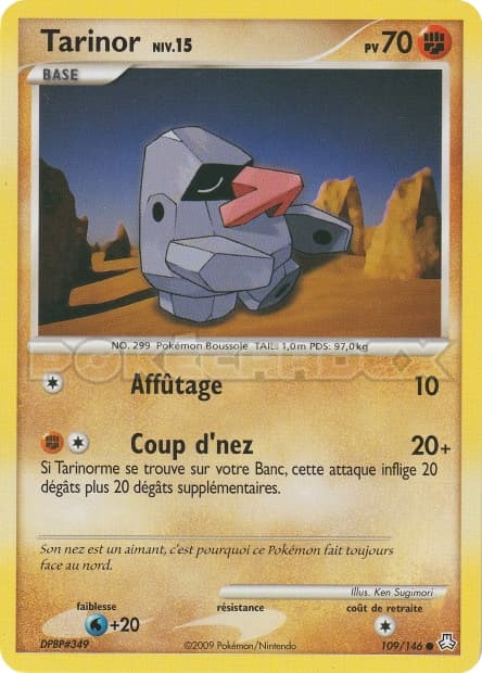 Carte Pokémon Tarinor #109 — Éveil des Légendes