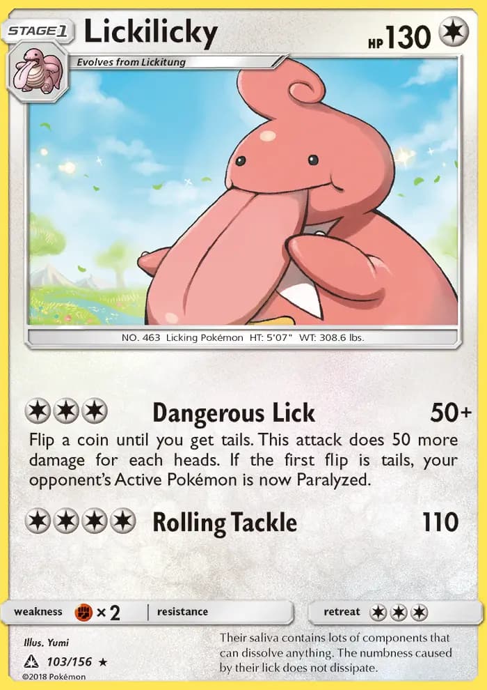 Lickilicky #103 — Ultra Prism