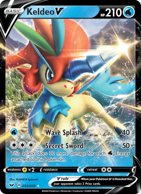 Keldeo V #53 — Sword & Shield