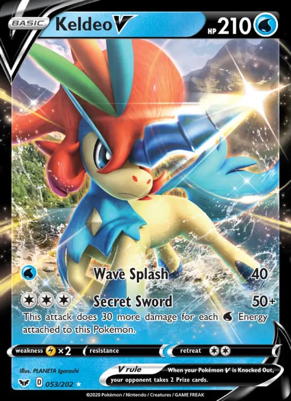 Keldeo V #53 — Sword & Shield