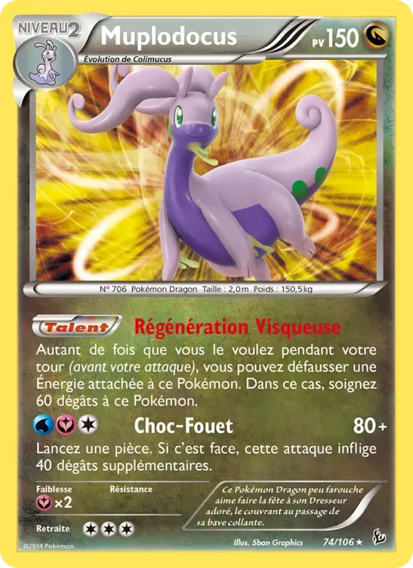 Carte Pokémon Muplodocus #74 — Étincelles