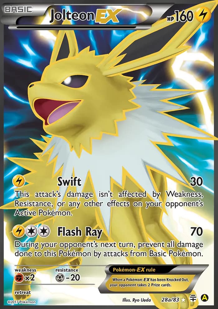 Jolteon-EX #28a — Generations