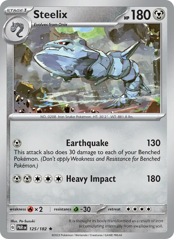 Carte Pokémon Steelix #125 — Faille Paradoxe