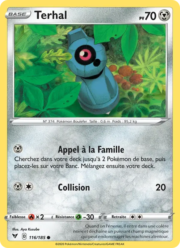 Carte Pokémon Terhal #116 — Voltage Éclatant