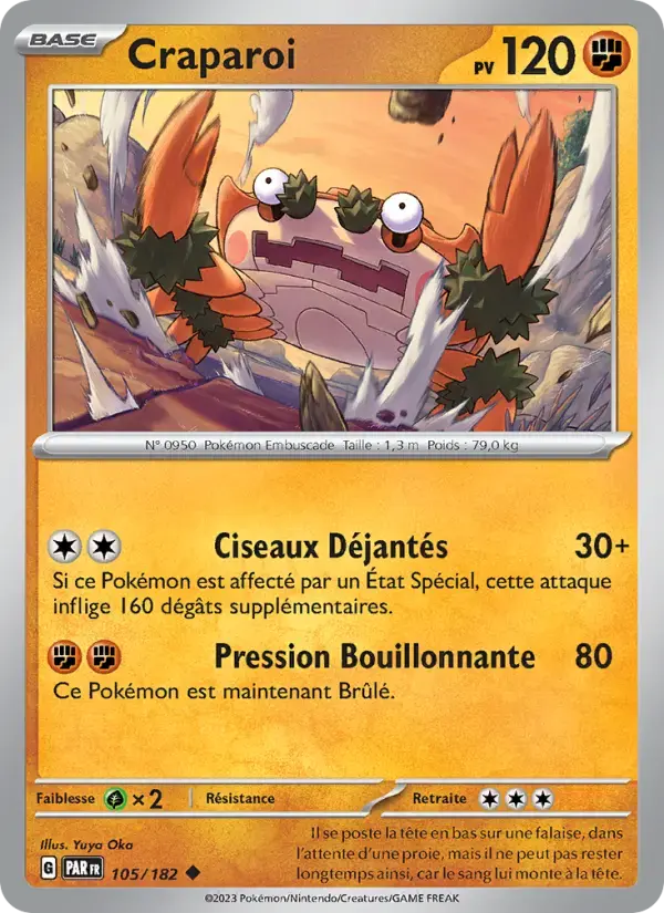 Carte Pokémon Craparoi #105 — Faille Paradoxe