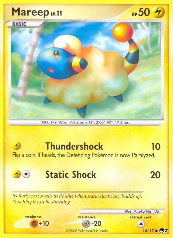 Carte Pokémon Wattouat #14 — POP 7
