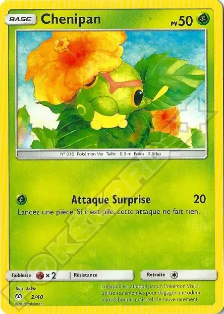 Carte Pokémon Chenipan #2 — 2019 Promo McDonald's