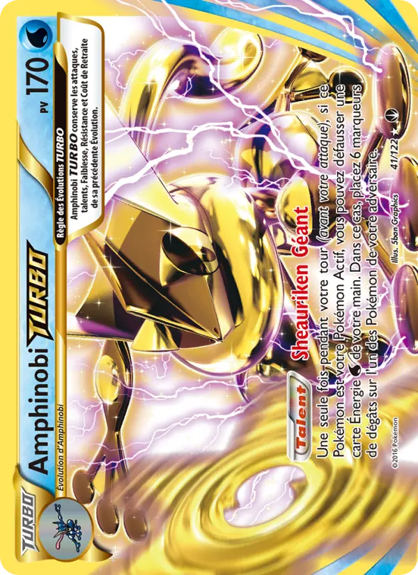 Carte Pokémon Amphinobi TURBO #41 — Rupture Turbo