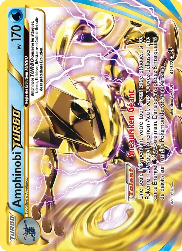 Carte Pokémon Amphinobi TURBO #41 — Rupture Turbo