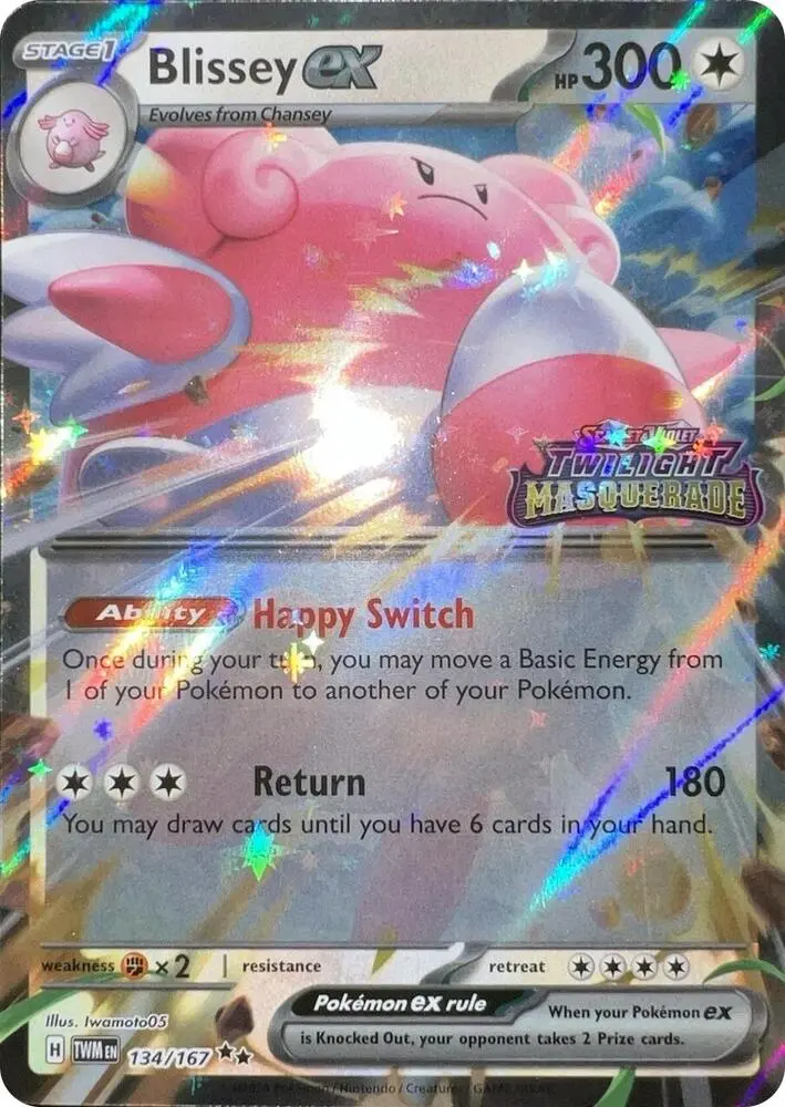 Blissey ex #134 Stamp — Twilight Masquerade