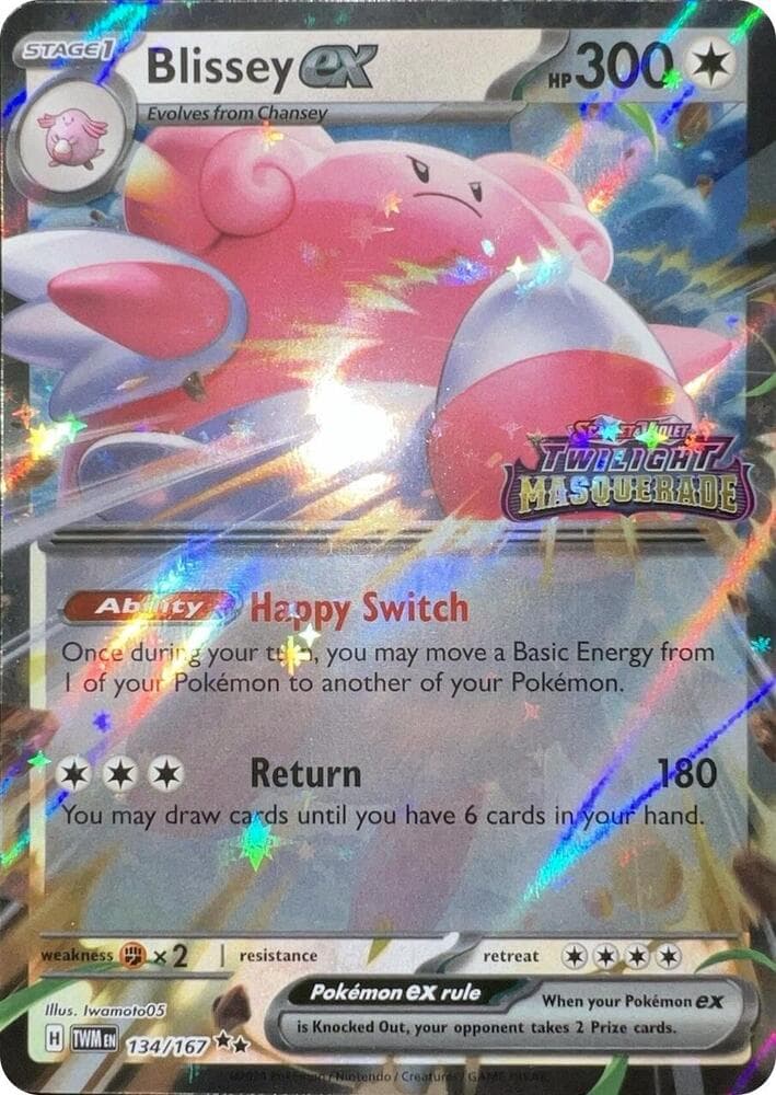 Blissey ex #134 Stamp — Twilight Masquerade