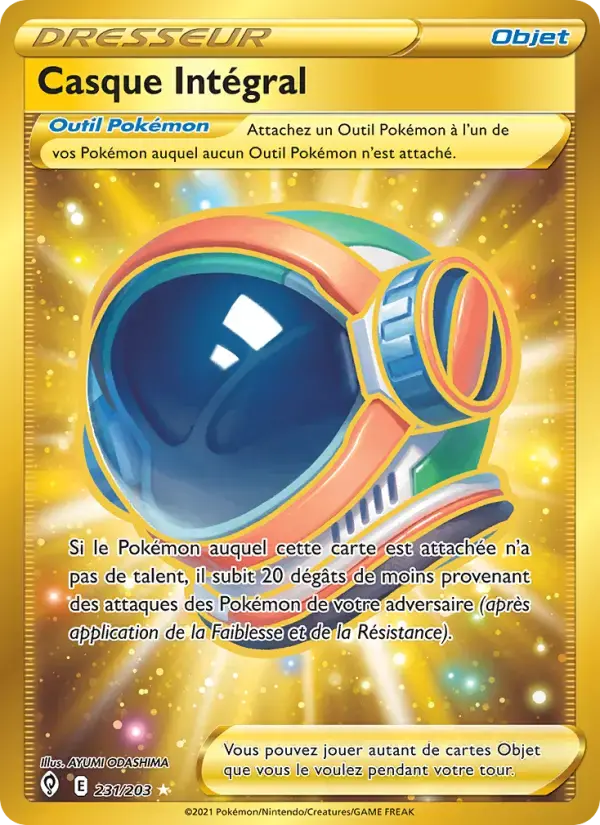 Carte Pokémon Casque Intégral #231 — Évolution Céleste