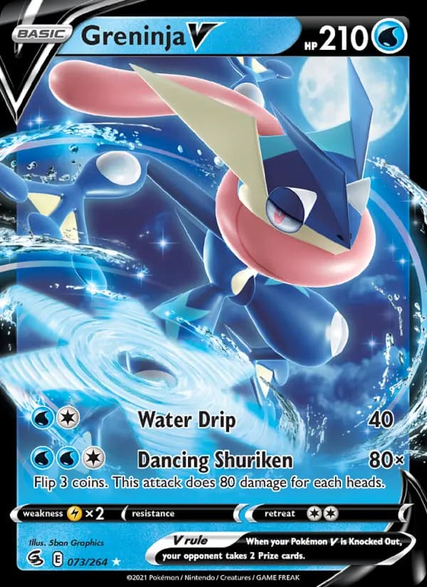 Greninja V #73 — Fusion Strike
