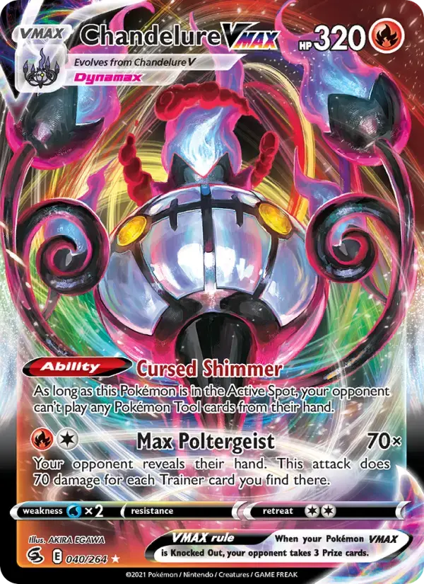 Chandelure VMAX #40 — Fusion Strike