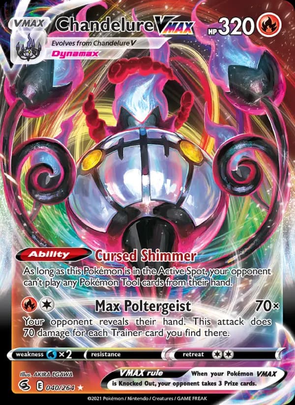 Chandelure VMAX #40 — Fusion Strike