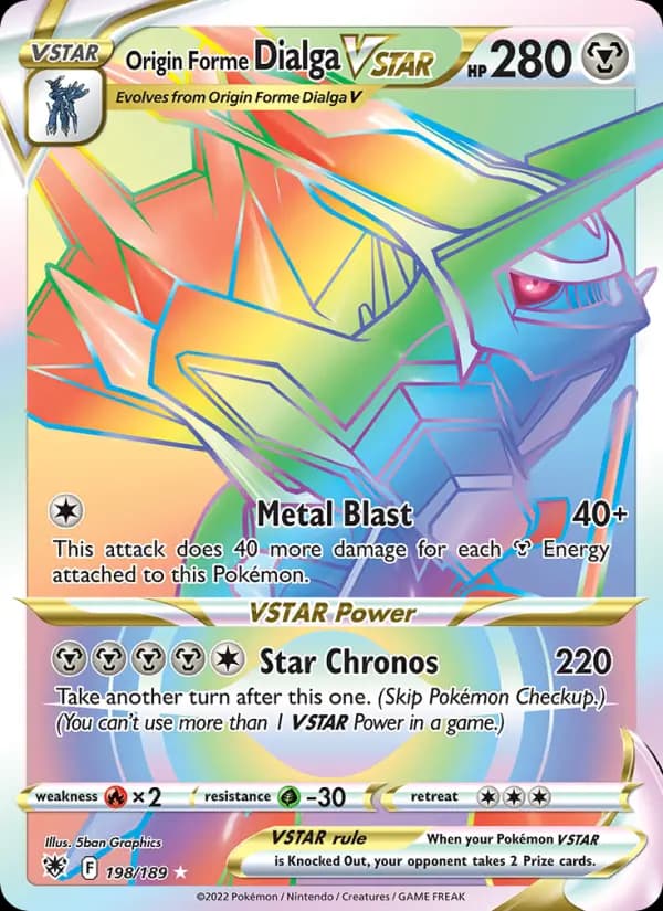 Origin Forme Dialga VSTAR #198 — Astral Radiance