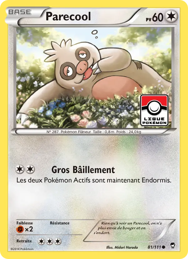 Carte Pokémon Parecool #81 — Poings Furieux