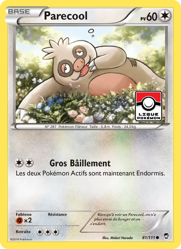 Carte Pokémon Parecool #81 — Poings Furieux