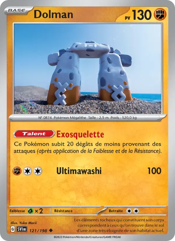 Carte Pokémon Dolman #121 — Écarlate et Violet