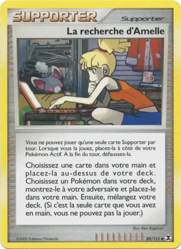 Carte Pokémon La recherche d'Amelle #89 — Rivaux Émergeants