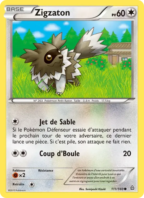 Carte Pokémon Zigzaton #111 — Primo-Choc