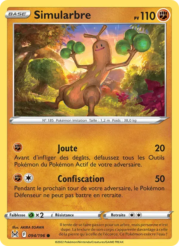 Carte Pokémon Simularbre #094 — Origine Perdue