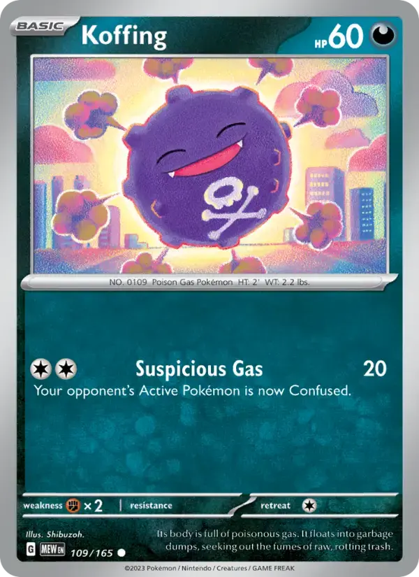 Koffing #109 — 151