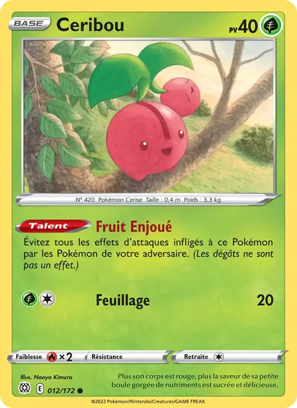 Carte Pokémon Ceribou #012 — Stars Étincelantes