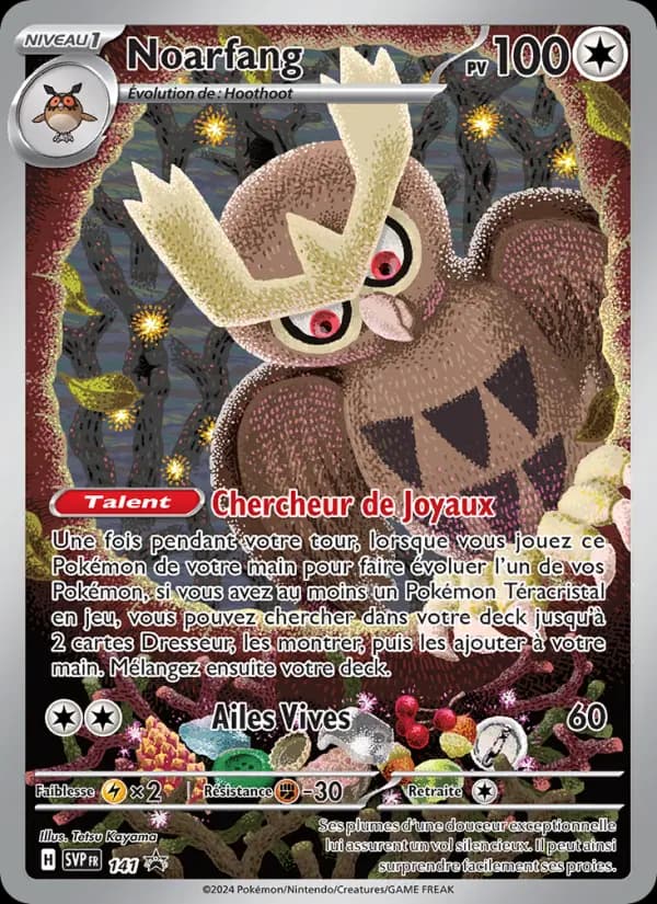 Carte Pokémon Noarfang #141 — Promos Écarlate et Violet