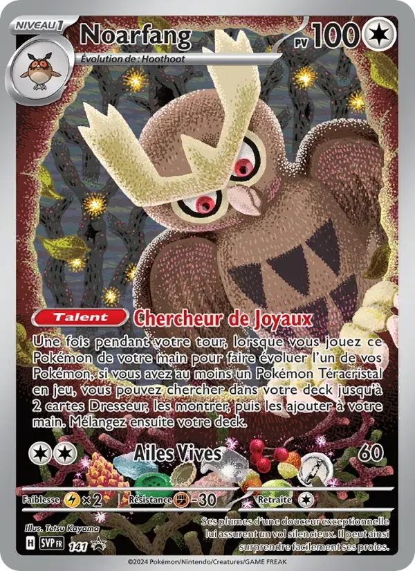 Carte Pokémon Noarfang #141 — Promos Écarlate et Violet