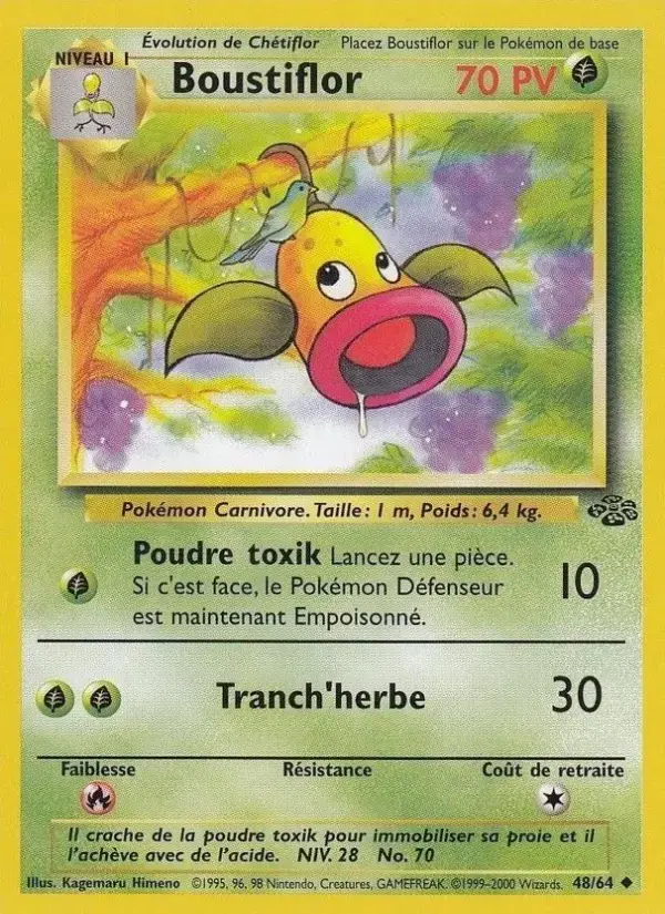 Carte Pokémon Boustiflor #48 — Jungle
