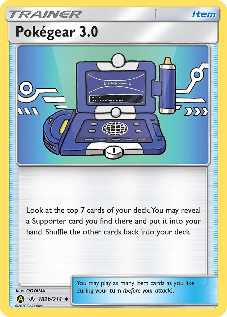 Carte Pokémon Pokégear 3.0 #182b — Alliance Infaillible