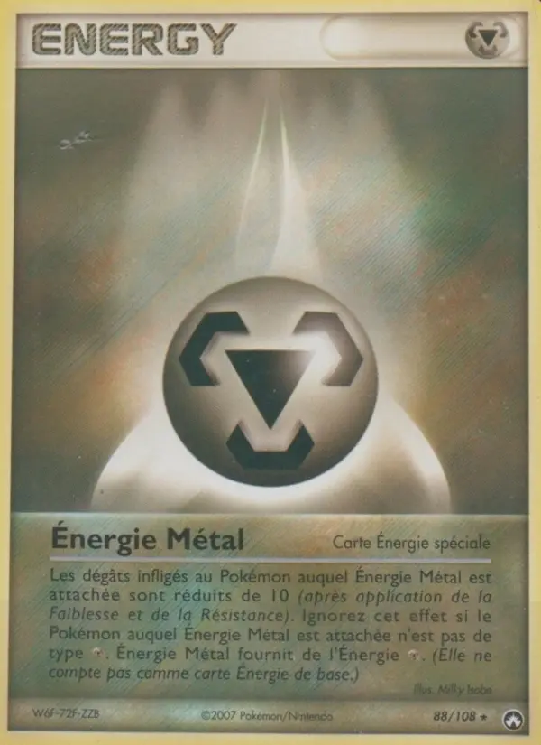 Carte Pokémon Énergie Métal #88 — Gardiens du Pouvoir