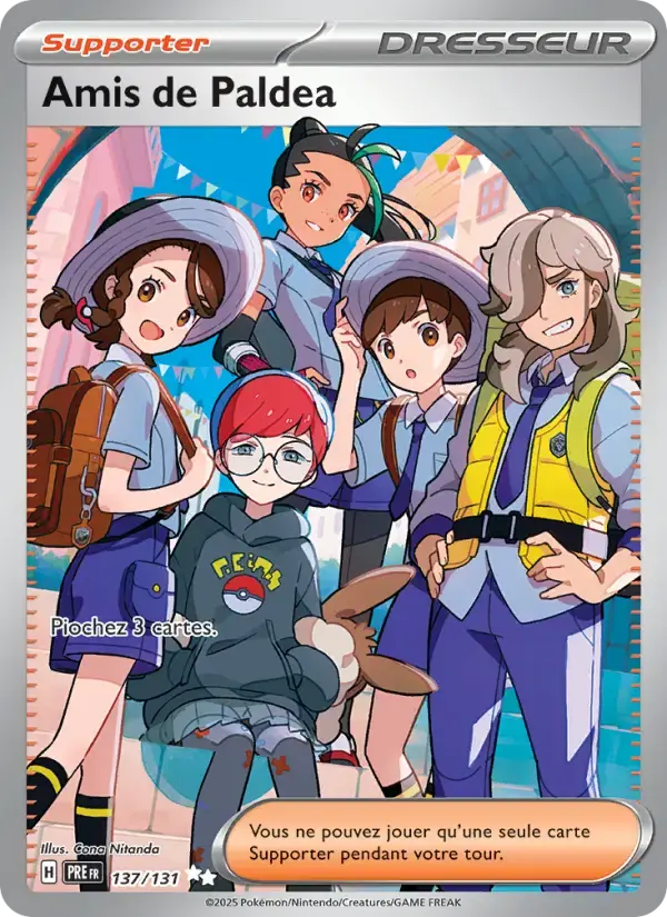 Carte Pokémon Amis de Paldea #137 — Évolutions Prismatiques