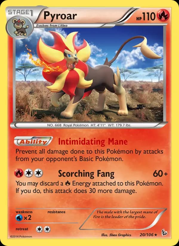 Pyroar #20 — Flashfire
