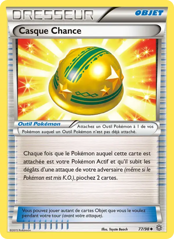 Carte Pokémon Casque Chance #77 — Origines Antiques
