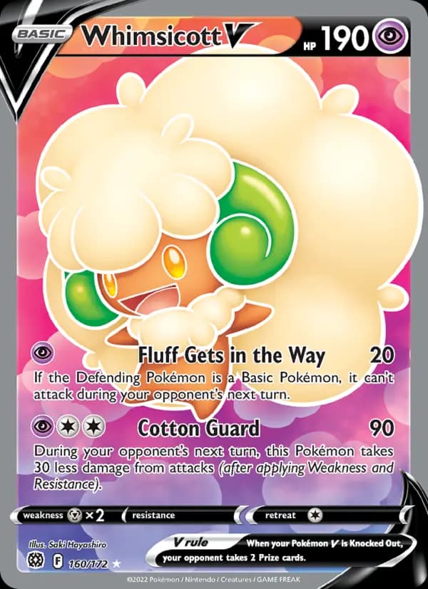 Whimsicott V #160 — Brilliant Stars