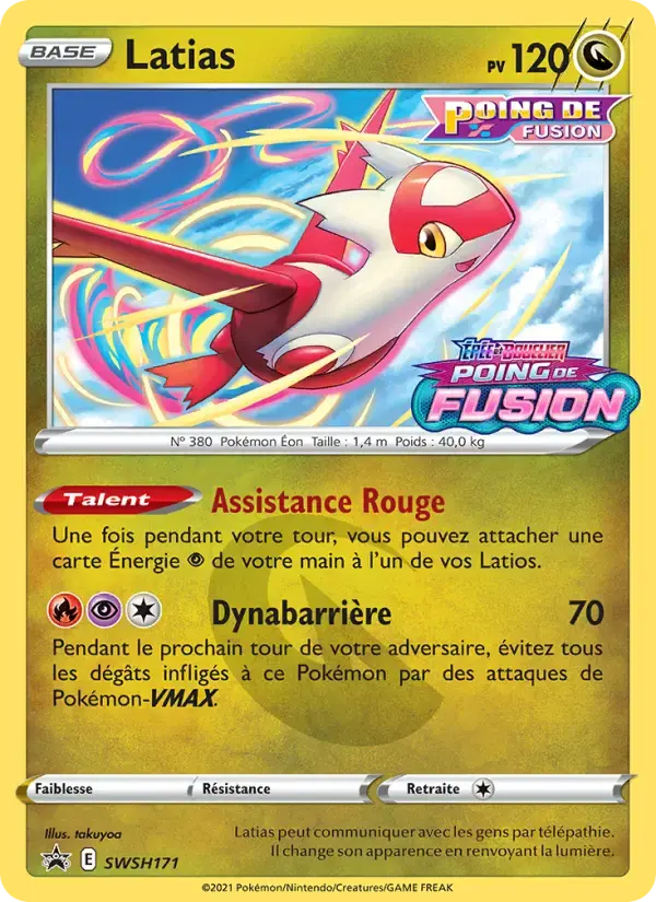 Carte Pokémon Latias #SWSH171 — Promos Épée et Bouclier
