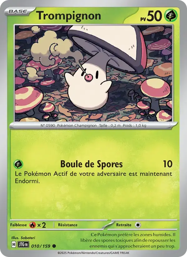 Carte Pokémon Trompignon #010 — Aventures Ensemble