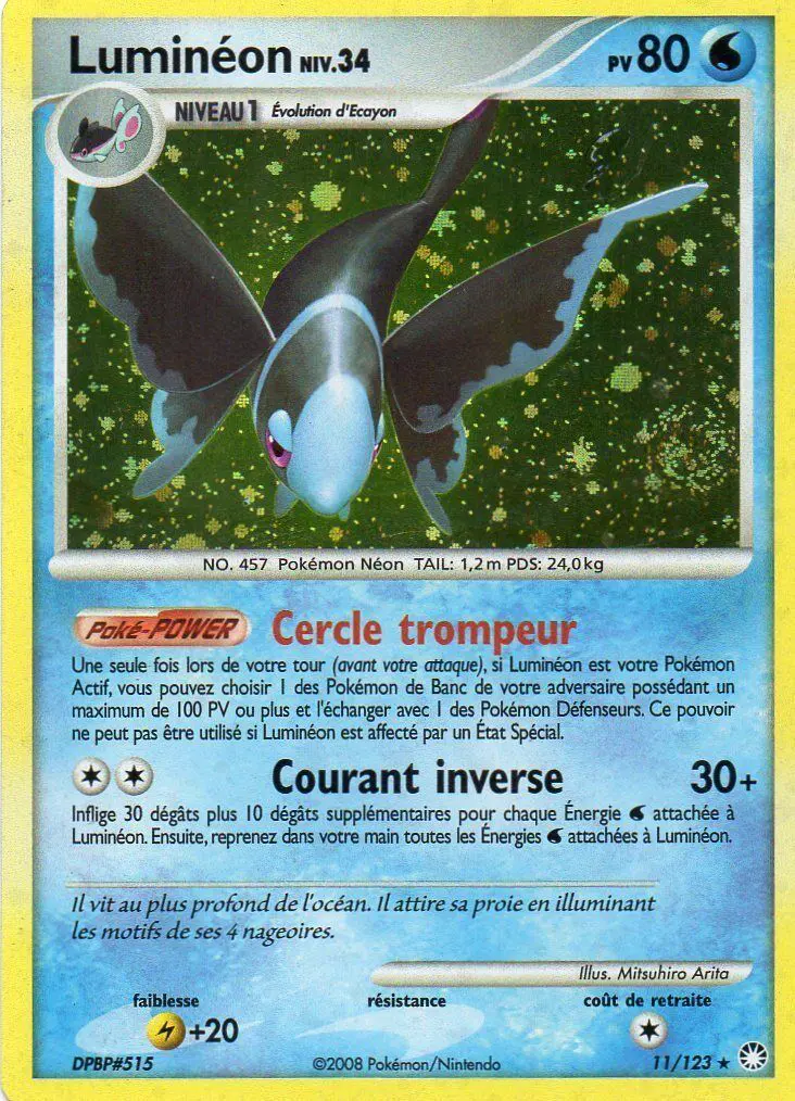 Carte Pokémon Luminéon #11 — Trésors Mystérieux