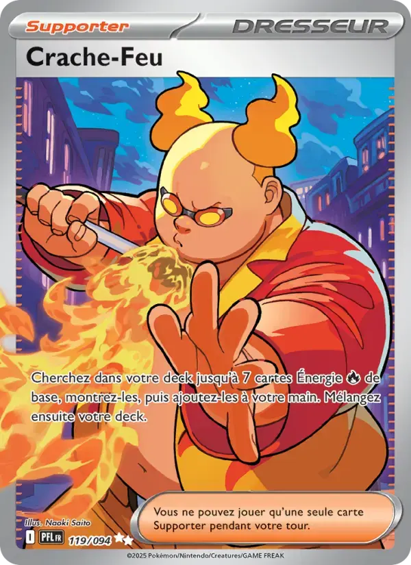 Carte Pokémon Crache-Feu #119 — Flammes Fantasmagoriques
